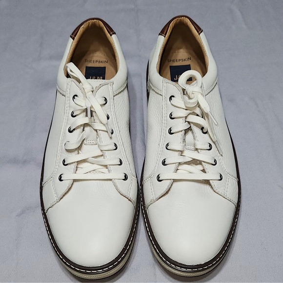 Johnston & Murphy Other - Johnston & Murphy Mens XC4 Prentiss White Leather Sneakers 25-3348 Size 9M